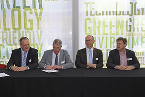 Ondertekening samenwerkingsovereenkomst Biobased Innovation Center Achterhoek bij de HAN